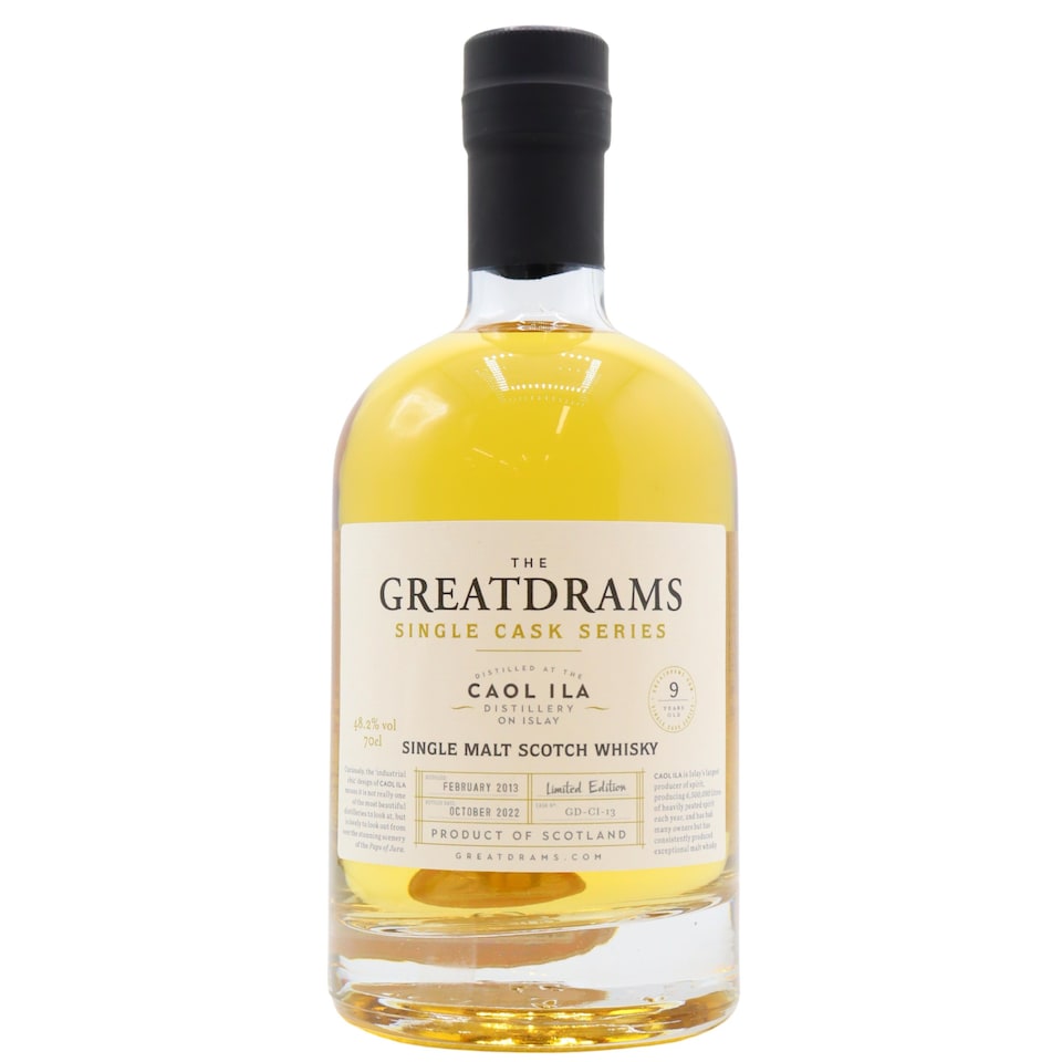 Caol Ila - Great Drams Rare Cask Series 2013 9 year old Whisky