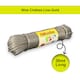 image 2 of KAV HEAVY DUTY Thick Strong Steel Core Washing Rope Line Brown 30 Meter Laundry wire Clothes Lines with Plastic PVC Cover