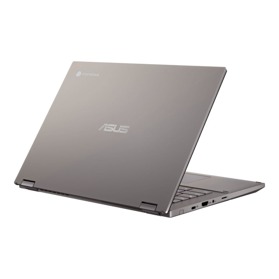 image 1 of ASUS Chromebook CB34 Flip CB3401FBA-LZ0347 Intel Core i7-1255U 8GB RAM 256B SSD 14-Inch WUXGA Touchscreen Chrome OS Laptop - Zinc - 90NX05R1-M00CP0
