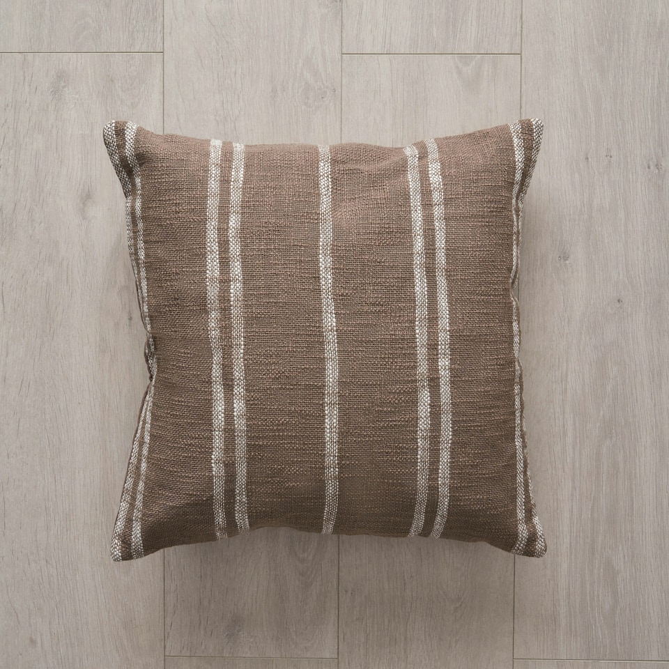 image 1 of BHS Riga Cushion, Taupe Brown | Taupe