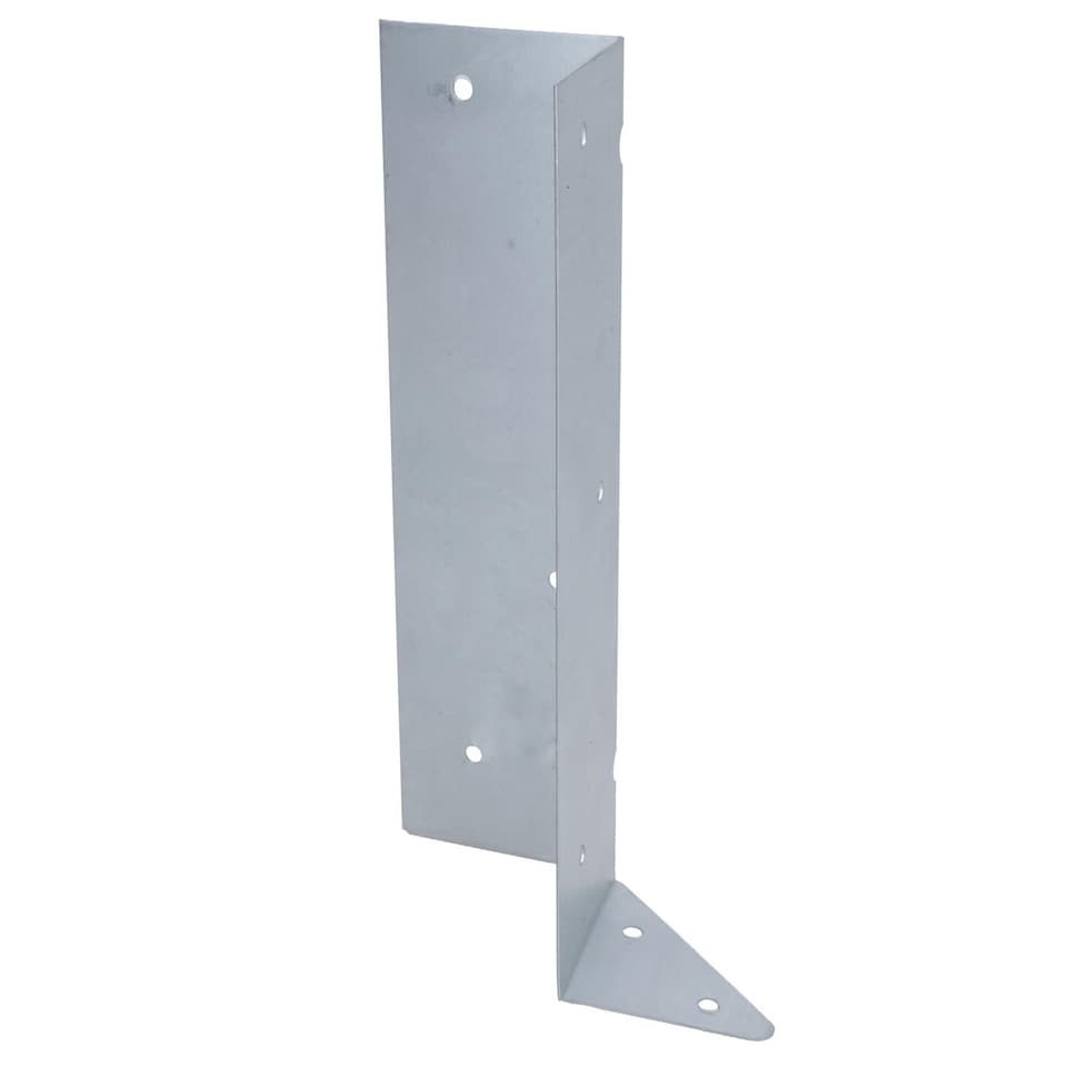 image 1 of Arris Rail Bracket Fence Post Support Galvanised 225mm Panel Repair 4PK