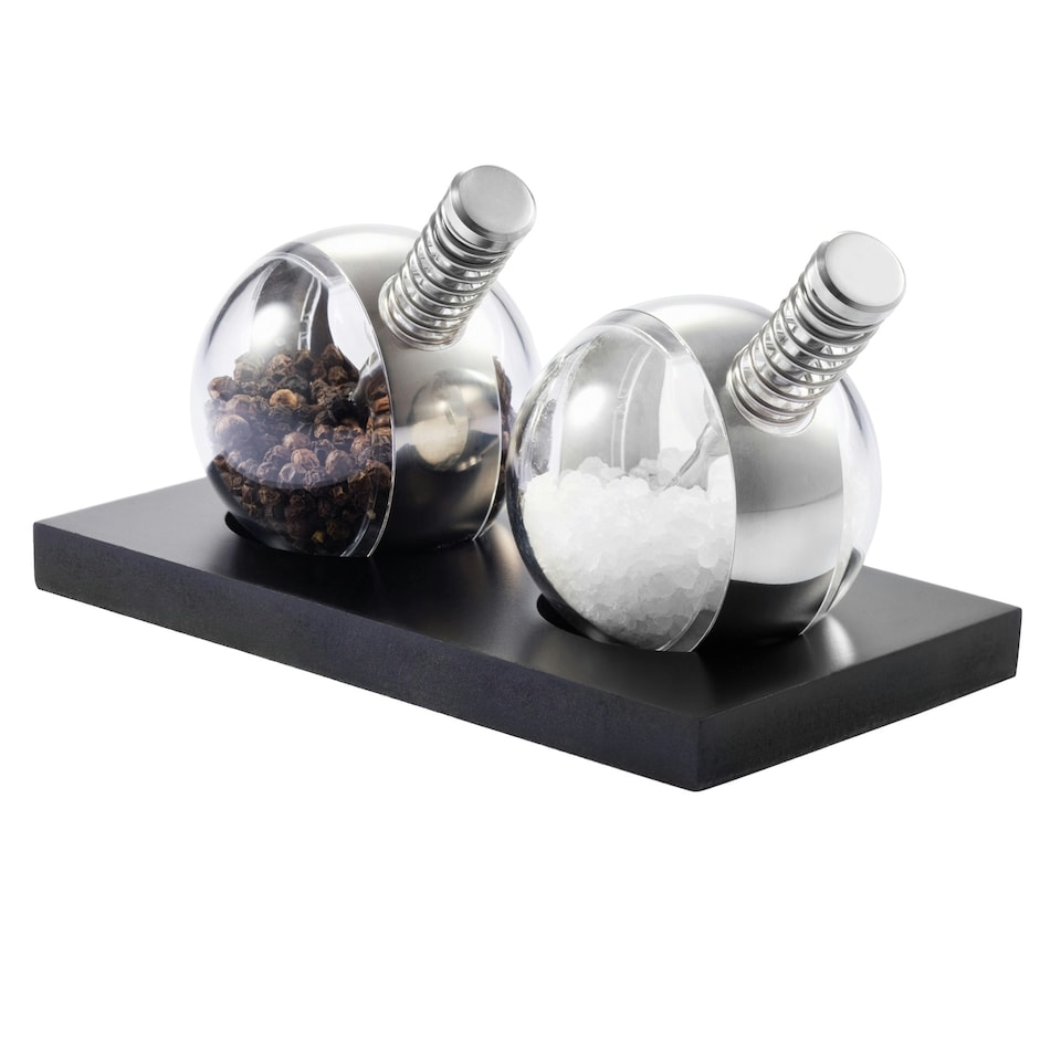 image 1 of XD Design Planet Salt and Pepper Mill Set - Black - One Size