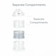 image 4 of Alecto BF-4 Baby Formula Dispenser, Milk Powder Tower with 4 Stackable Storage Containers, BPA-Free, Portable Feeding Solution for Home & Travel