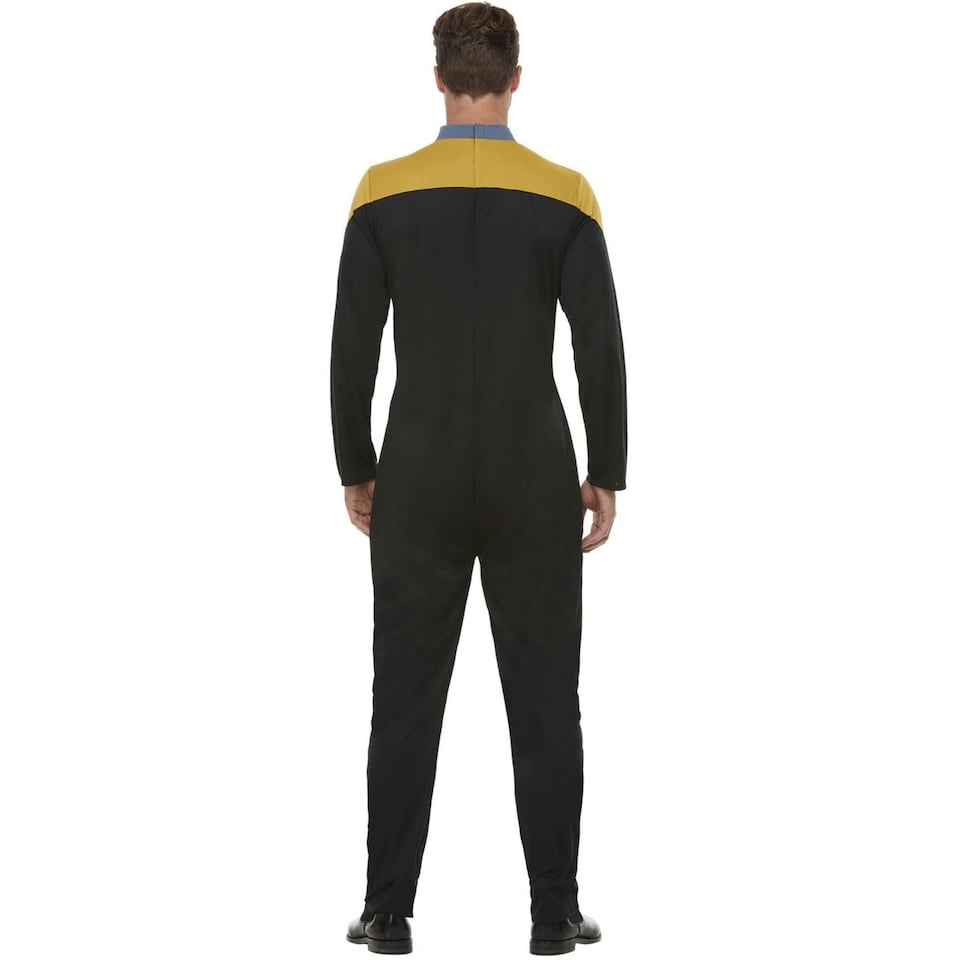 image 1 of Star Trek Voyager Mens Operations Uniform Costume Set - Gold/Black - XL XL