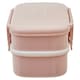 image 3 of Interiors by Premier Minimalist Light Pink Lunch Box With Cutlery, Organized Lunch Box, Versatile Box With Reusable Spoon & Fork