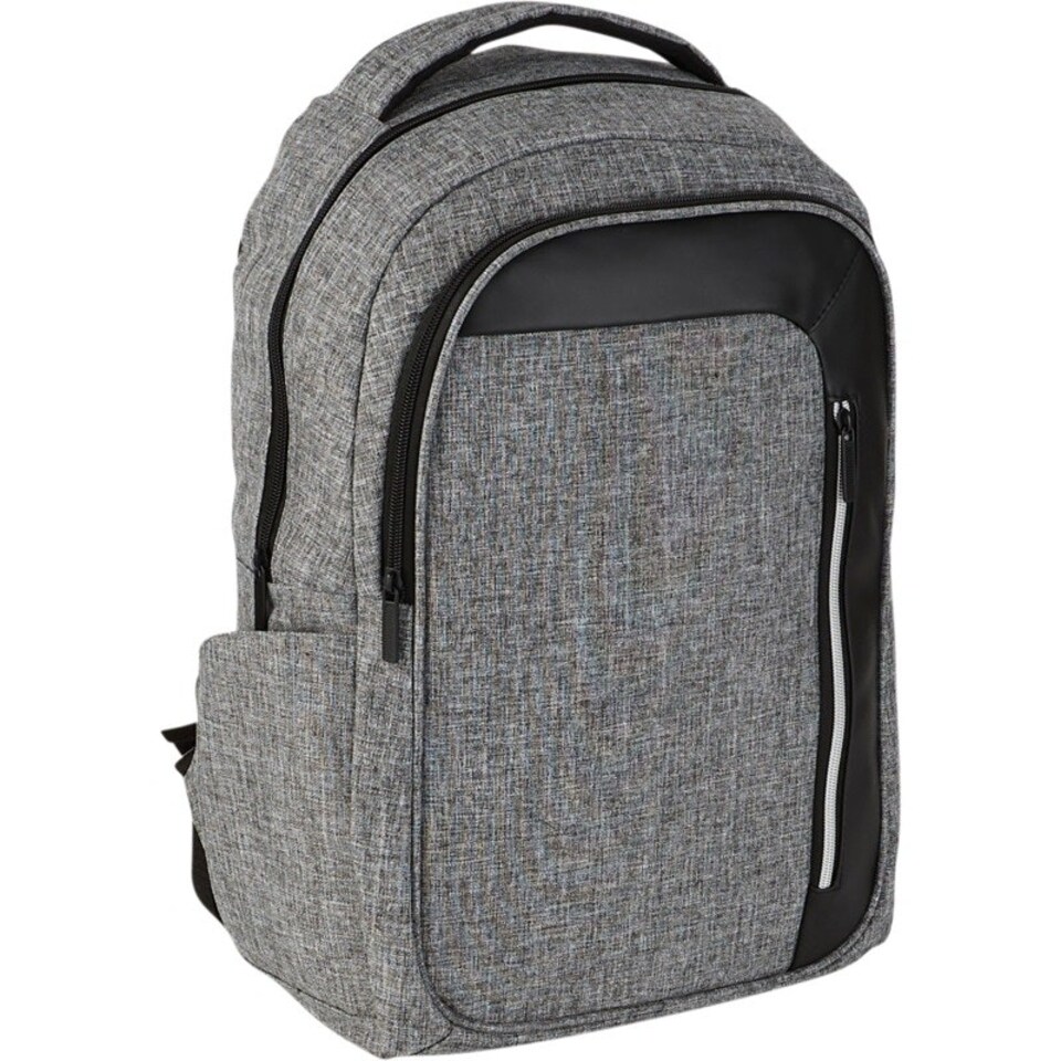 Avenue Vault Rfid 15.6in Computer Backpack - Graphite - 35 x 12.4 x 44cm