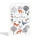 image 2 of Traditional  Foxes Christmas Card For Mum & Dad