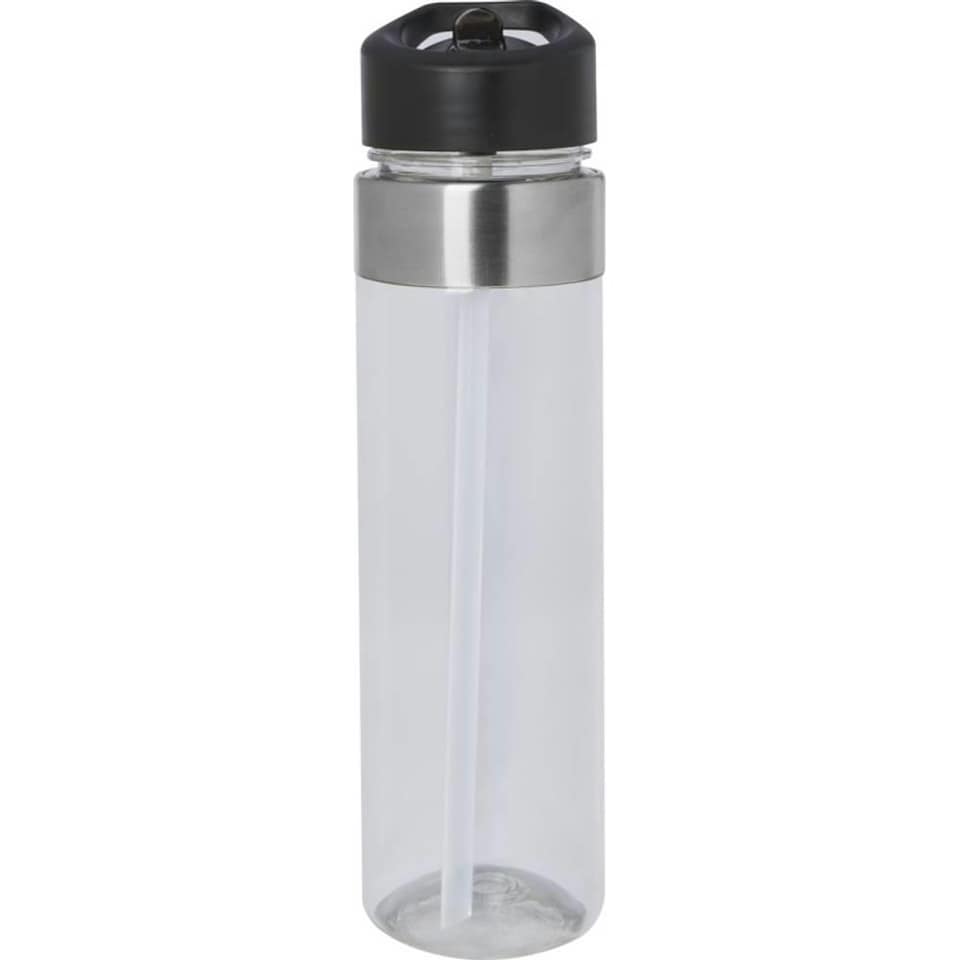 image 1 of Dylan Tritan Flip Up 650ml Water Bottle - Clear - One Size