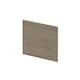 image 1 of Square MFC Reversible Shower Bath Woodgrain Solace Oak 700mm | Brown | Grey Vicenza Oak | 1