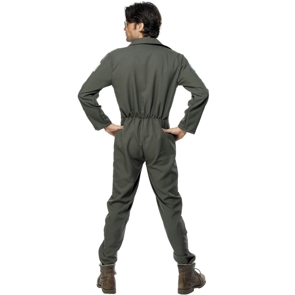 image 1 of Top Gun Mens Costume Set - Green - M M