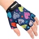 image 1 of Meteor Kids Bike Gloves – Breathable, Non-Slip, Padded for Comfort & Safety | Blue | Hearts | XS