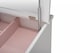 image 9 of Dressing Vanity Table Mirror Make Up Storage Pink Compartments Drawers Bedroom | White | Louise