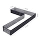 image 3 of Living and Home L-Shaped Galvanized Steel Raised Garden Bed, Black | Black | L207 x W277 x H30 (cm)