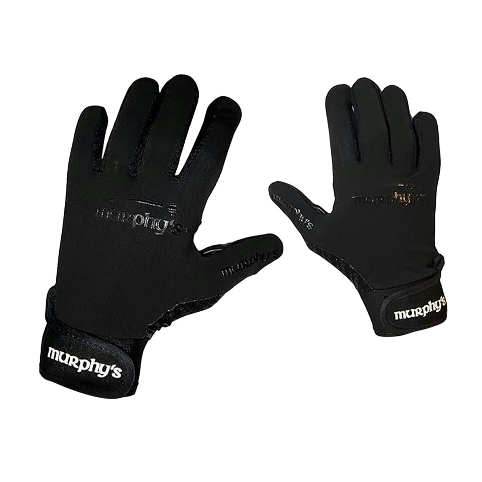 image 1 of Murphys Childrens/Kids Gaelic Gloves - Black - 6 Years