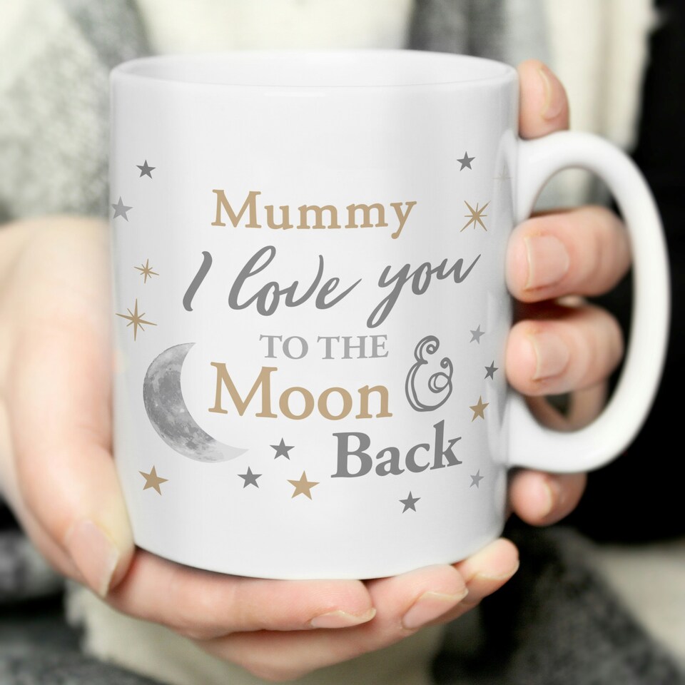 image 1 of Personalised To the Moon and Back... Mug | White | 1