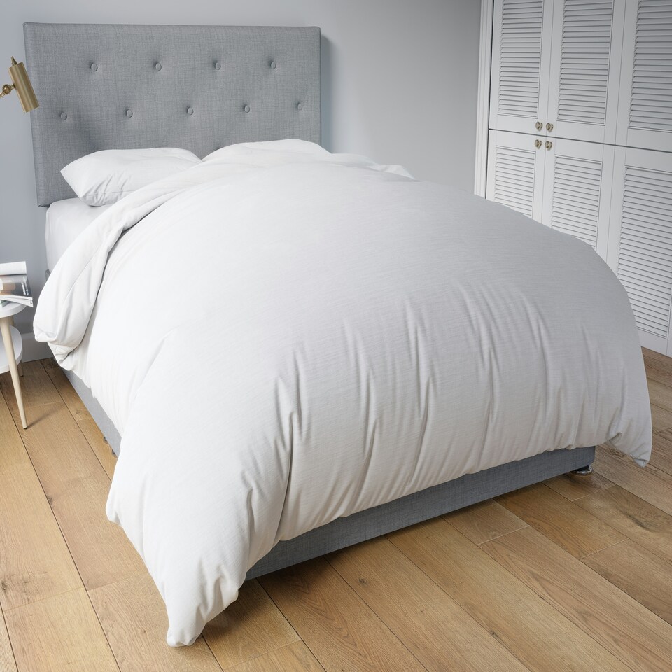 Winter Extra Warm Duvet 15 Tog Polycotton And Hollowfibre Filling Single White