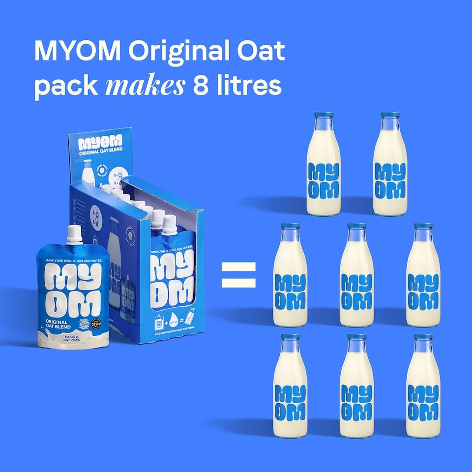 image 1 of MYOM 1L Original Oat Milk-Free Drink Premix Multipack