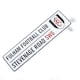 image 2 of Fulham FC Crest Window Sign | Black | Black/White/Red | 1