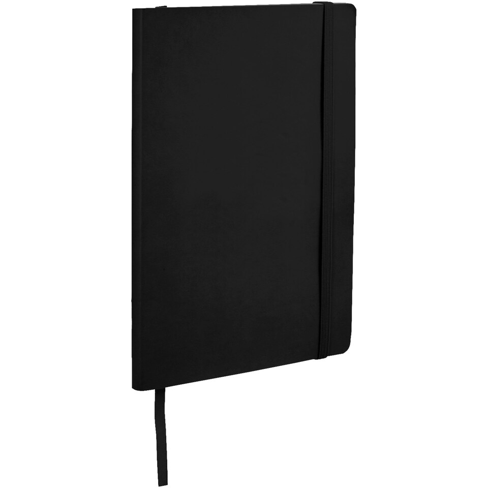 image 1 of JournalBooks Classic Soft Cover Notebook - Solid Black - 21 x 14 x 1.2 cm
