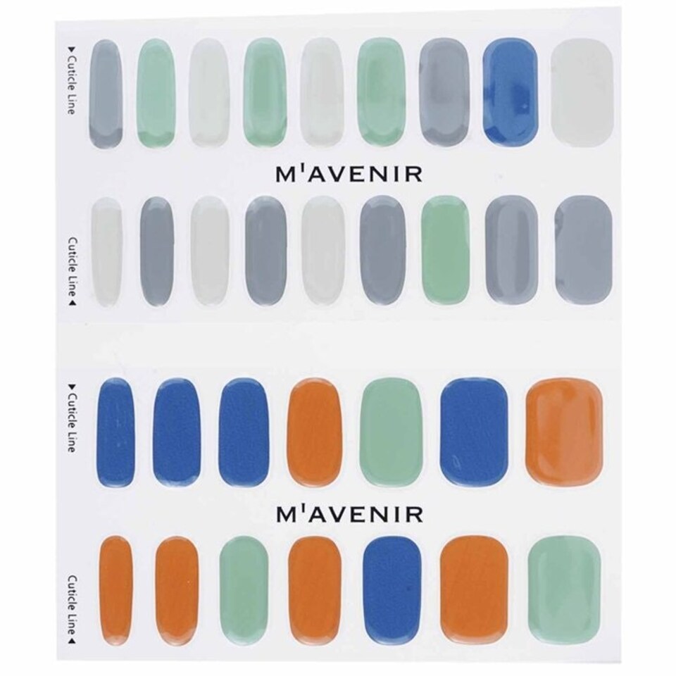 image 1 of Nail Sticker (assorted Colour) - # Midnight Desert Nail - 32pcs Multi
