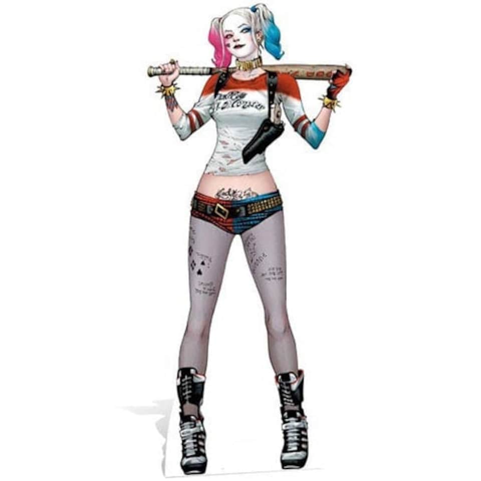 DC Comics Suicide Squad Harley Quinn Lifesize Cardboard Cutout - 167cm