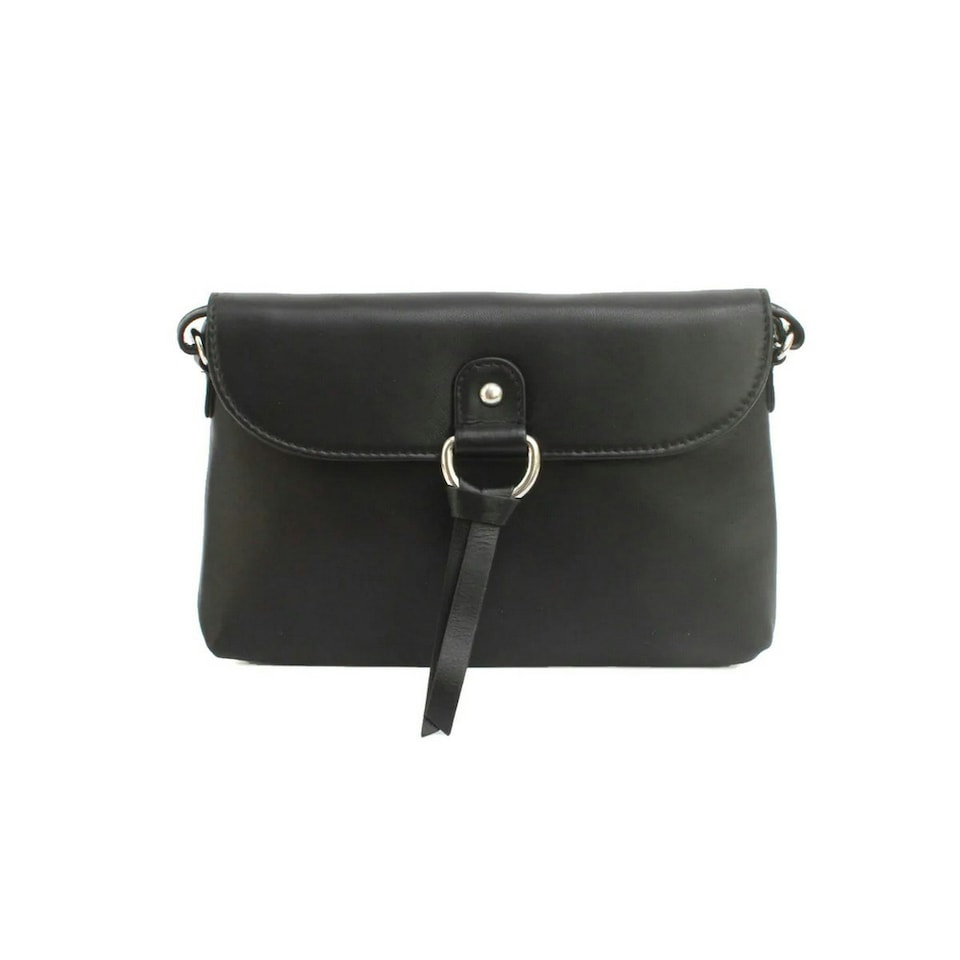 image 1 of Eastern Counties Leather Womens/Ladies Cleo Leather Handbag - Black - One Size Black