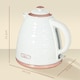 image 5 of HOMCOM Electric Kettle 1.7L, Fast Boil, 3kW Cordless Water Kettle with Removable Washable Anti-scale Filter, UK Otter Thermostat, Auto Shut-off, 360degree Swivel, BPA Free, Cream White Water Ripple Texture