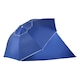 image 8 of Outsunny 2m Beach Umbrella Sun Shelter 2 in 1 Umbrella UV Protection Steel Blue