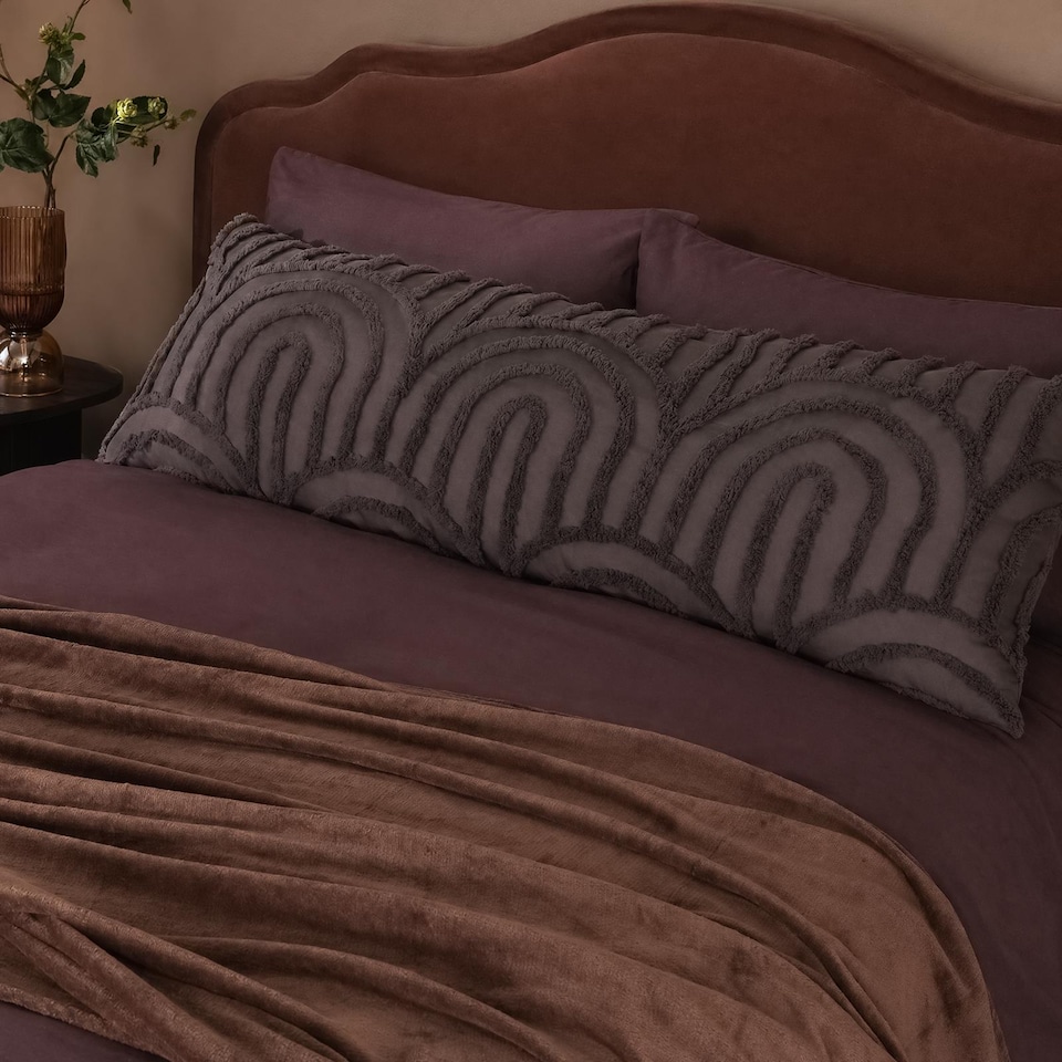image 1 of OHS Tufted Arches Bolster Pillow Soft Maternity Support Cushion