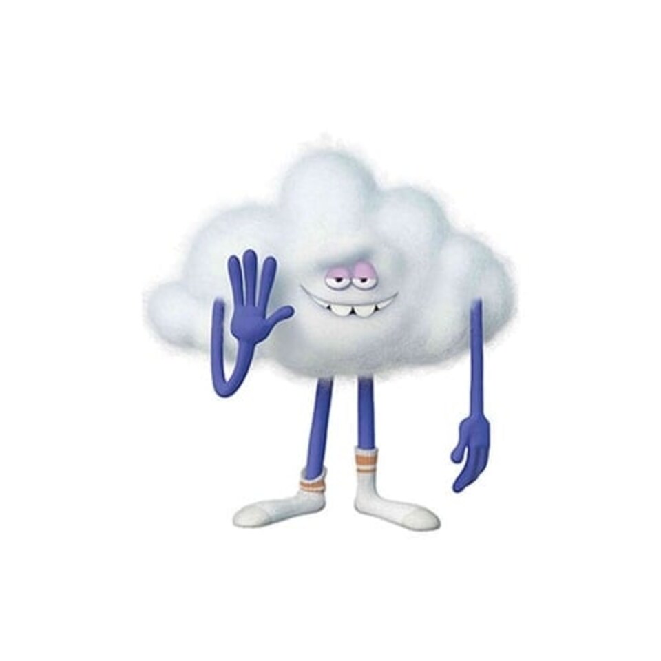 Cloud Guy Trolls World Tour Star Mini Cardboard Cutout 69cm