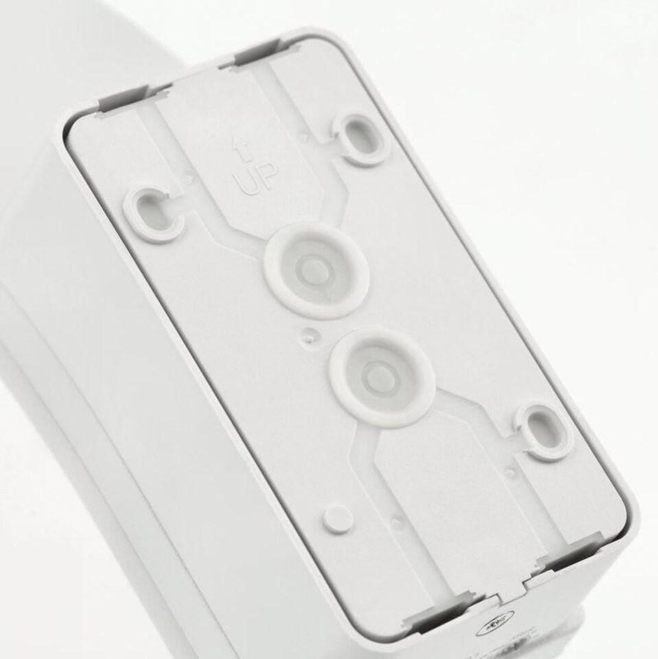 image 1 of CGC MATEO Graphite Curved LED Wall Light with PIR Motion Sensor, 20W 4000K.