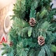 image 10 of 6FT Californian Boulder Bushy Look Luxurious Forest Green Artificial Christmas Tree Pine Cones Hinged Branches | Green | Green