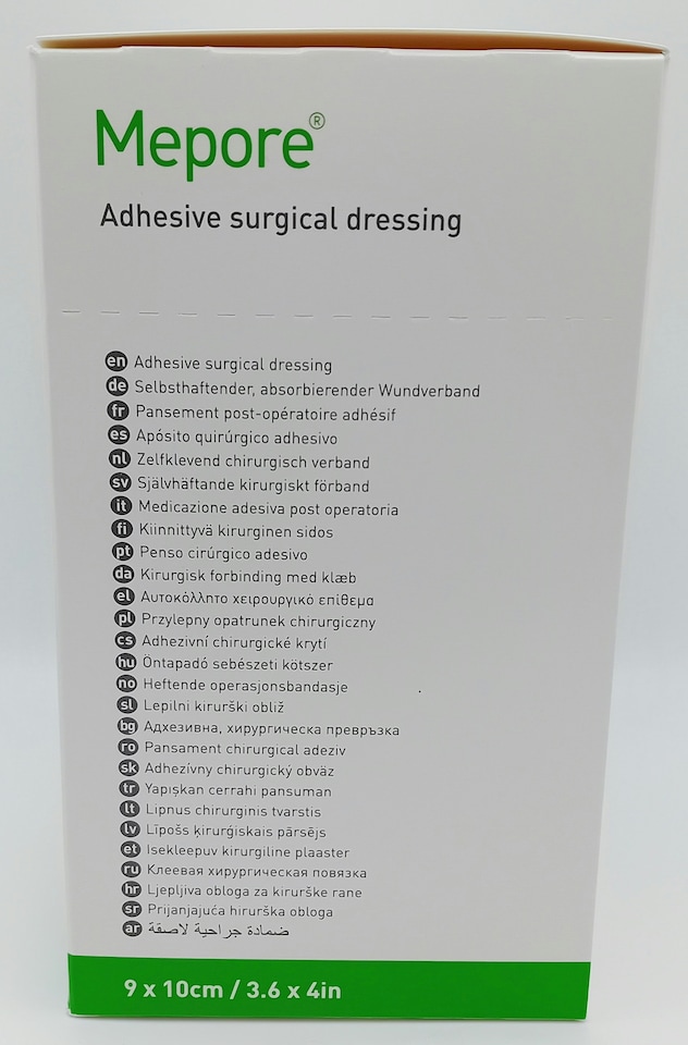 image 1 of Mepore 9cm x 10cm Box of 50 Adhesive Dressings