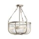 image 5 of Kichler Roux Cylindrical Pendant Ceiling Light Brushed Nickel