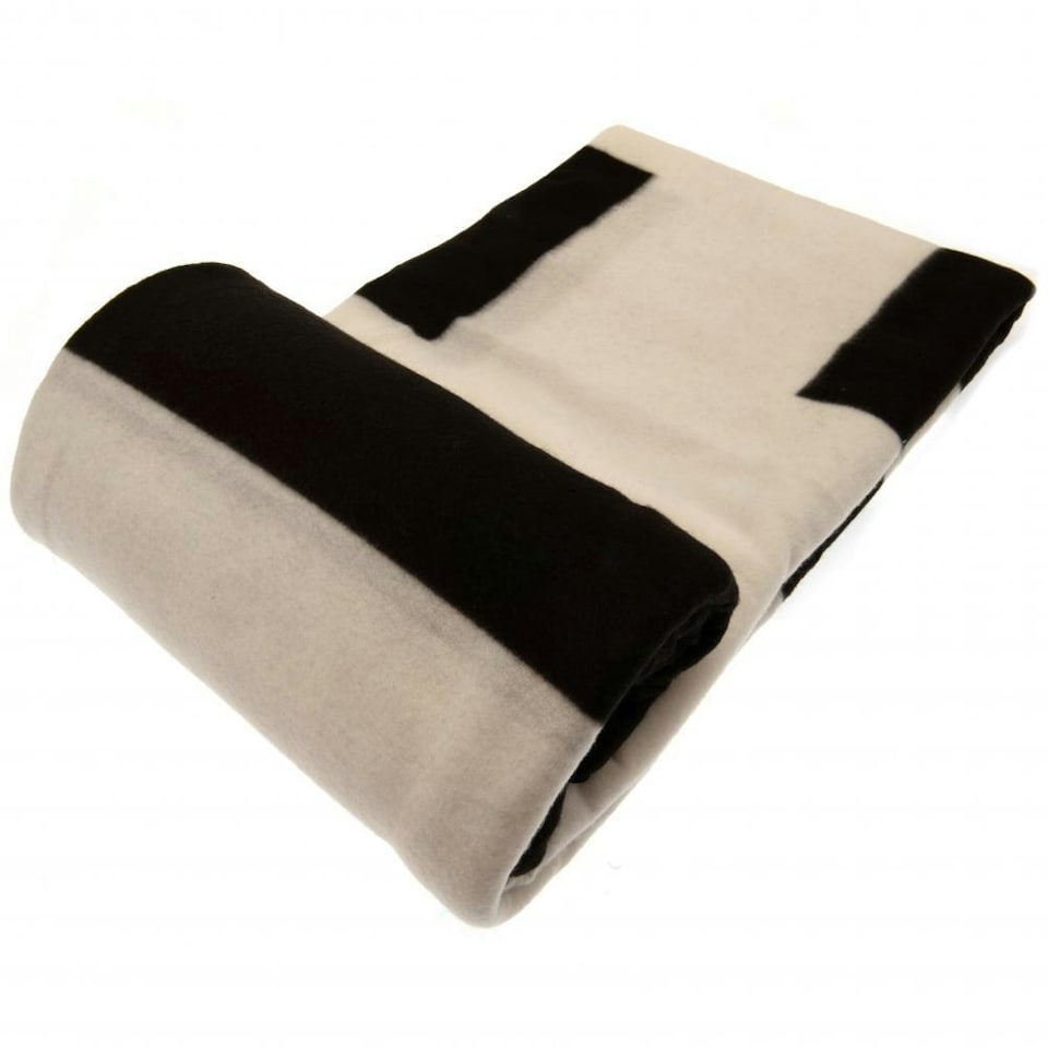 image 1 of Juventus FC Fleece Blanket - White/Black - 200cm x 150cm