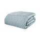 image 3 of Catherine Lansfield Sequin Cluster Quilted Bedspread | Blue | Duck Egg Blue | One Size
