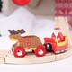 image 2 of Santa Sleigh with Reindeer