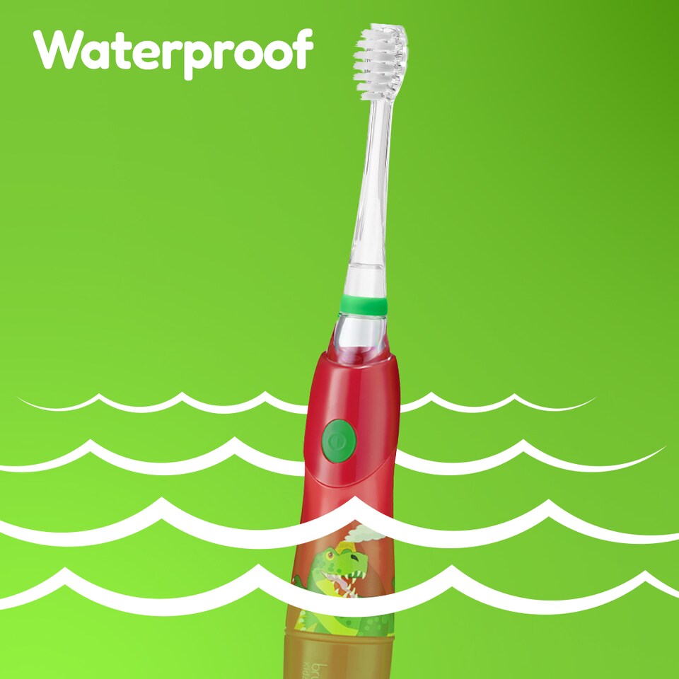 image 1 of Brush Baby Dinosaur KidzSonic Kids Electric Toothbrush