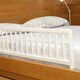 image 7 of Safetots Narrow Wooden Bed Guard, White, 38cm High x 90cm Wide, Toddler Bedrail for Safety, Secure Child Bed Rail