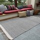 image 3 of GRETA Soft Bedroom Rug Dark Herringbone Pattern - L120 x W180 - Grey Grey