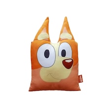 Bluey Shaped Bingo Filled Cushion - Brown/Cream - 50cm x 35cm