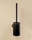 image 2 of Cosmic Toilet Brush & Holder with Screws & Durable Stainless Steel, Matt Black