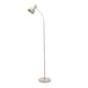 image 3 of ValueLights Woody Blush Pink Metal Dome Shade Wooden Base Freestanding Floor Lamp with LED Bulb