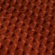 image 4 of OHS Luxury Waffle Textured Fleece Duvet Cover and Pillowcase Bedding Set Orange | Rust | Single