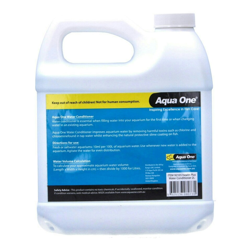 image 1 of Aqua One Health Plus 2L - Aquarium Water Conditioner