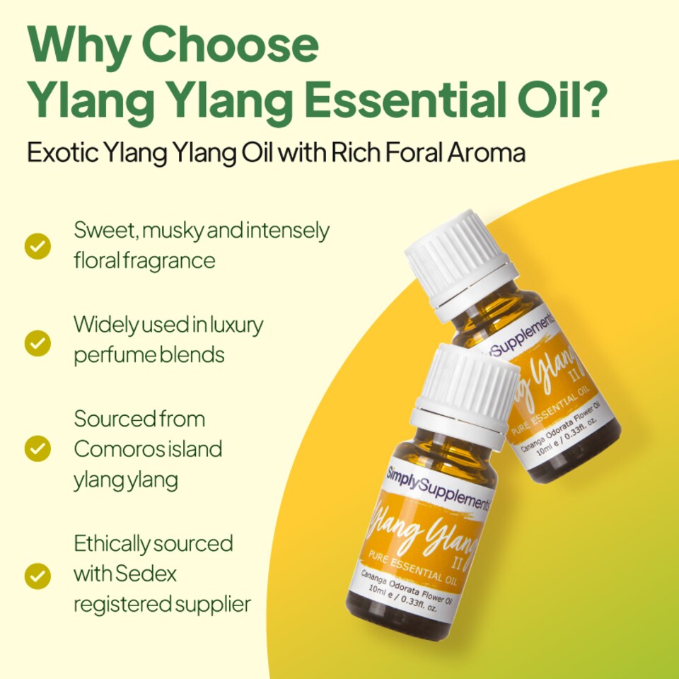 image 1 of Ylang Ylang Essential Oil - 2x10ml bottles