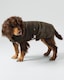 image 2 of Dark Green Checked Herringbone Tweed Dog Jacket