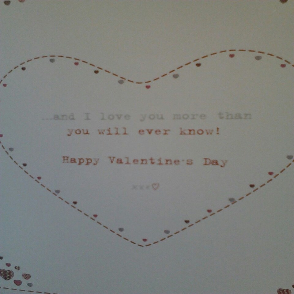 image 1 of Boofle Boxed Luxury Die Cut Attachments Valentine's Day Card Wife