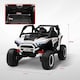 image 7 of AIYAPLAY 2 Seater 24V 7AH Ride on Truck w/ Spring Suspension, White