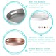 image 2 of Argon Tableware Round Serving Tray - 33cm - Rose Gold Pink